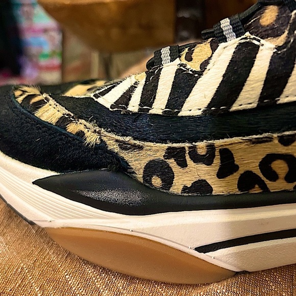 Mark Nason Mixed Fur Print Griller Sneaker - Picture 7 of 11